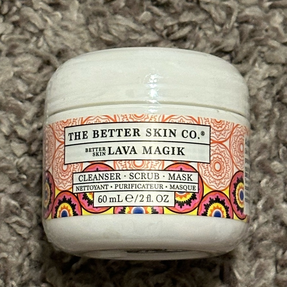 NEW SEALED | The Better Skin Co. Lava Magik Cleanser Scrub Mask | 60ml/ 2oz